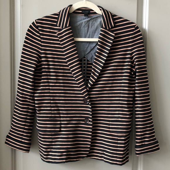 J. Crew Jackets & Blazers - Like new! J. Crew striped blazer